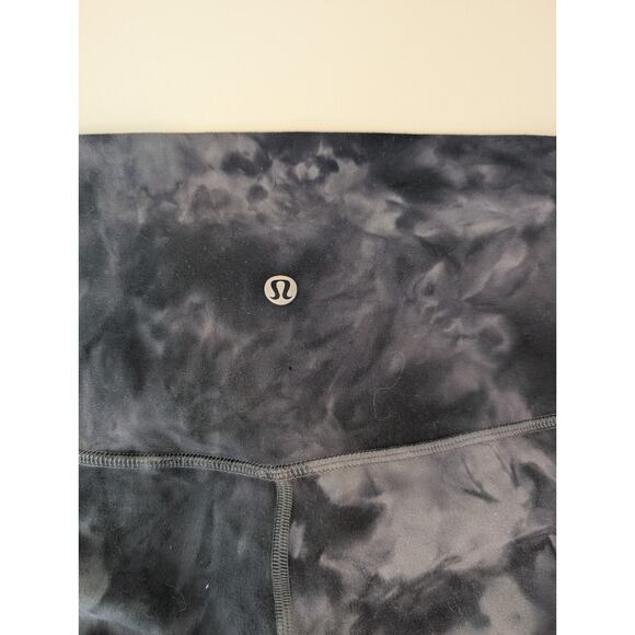 Lululemon Align Hi-Rise Pant 28" - Diamond Dye Graphite Grey Bronze Green SZ 12 - Picture 10 of 11